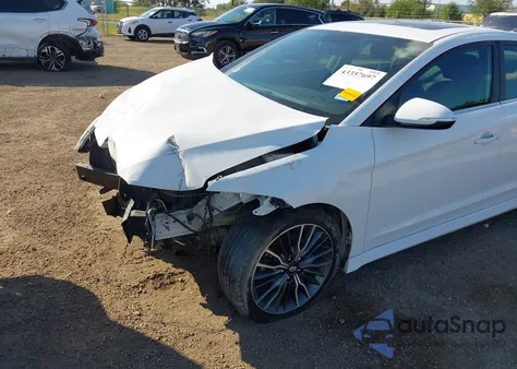 2018 Hyundai Elantra Sport из США, поврежденный, VIN KMHD04LB5JU534753